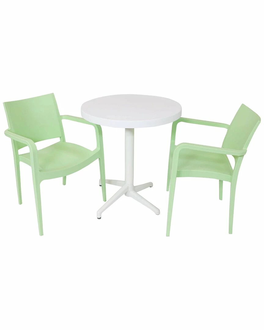 Best reviews of โ๏ธ Sunnydaze All-Weather Landon 3-Piece Indoor/Outdoor Table And Chair Set Home Outdoor Decor & Accents ๐
