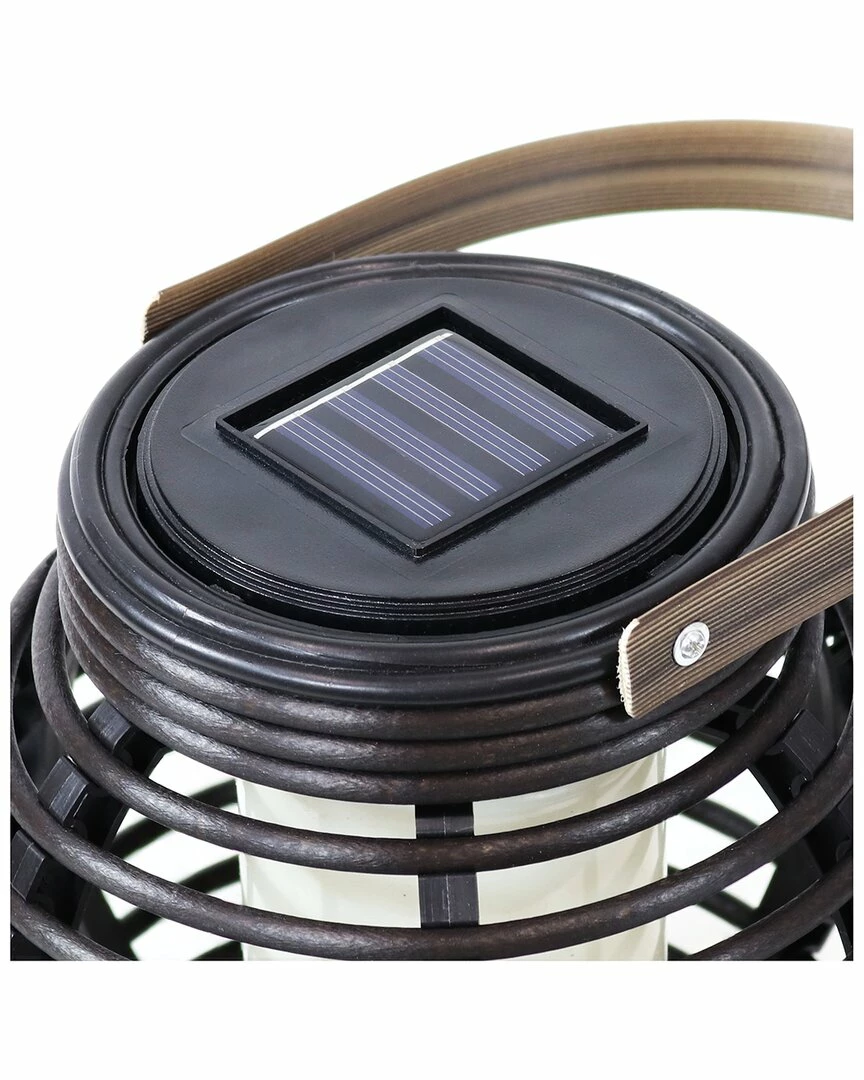 Discount ๐ Sunnydaze Lerena Plastic Outdoor LED Hanging Solar Lantern Home Outdoor Lighting โค๏ธ - Image 2