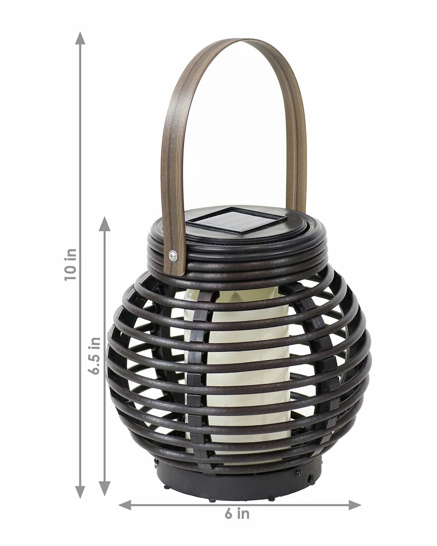 Discount ๐ Sunnydaze Lerena Plastic Outdoor LED Hanging Solar Lantern Home Outdoor Lighting โค๏ธ - Image 3