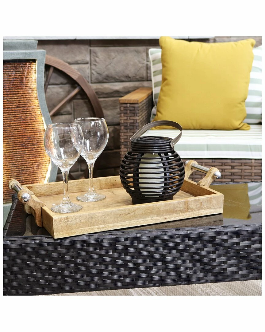 Discount ๐ Sunnydaze Lerena Plastic Outdoor LED Hanging Solar Lantern Home Outdoor Lighting โค๏ธ - Image 4