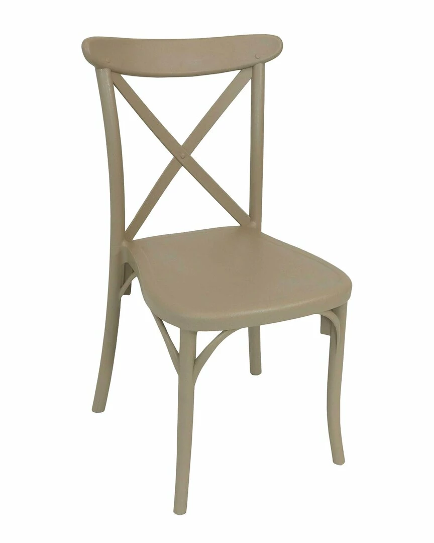 Cheapest ๐ Sunnydaze Bellemead Indoor Outdoor Plastic Patio Dining Chair Home Outdoor Decor & Accents โ