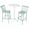 Wholesale 🔥 Sunnydaze All-Weather Woodway 3-Piece Indoor/Outdoor Pub Table And Barstool Set Home Outdoor Decor & Accents 🎁