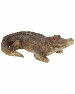 Flash Sale ⭐ Sunnydaze Addison The Adventurous Alligator Polystone Statue Home Outdoor Decor & Accents 🔥