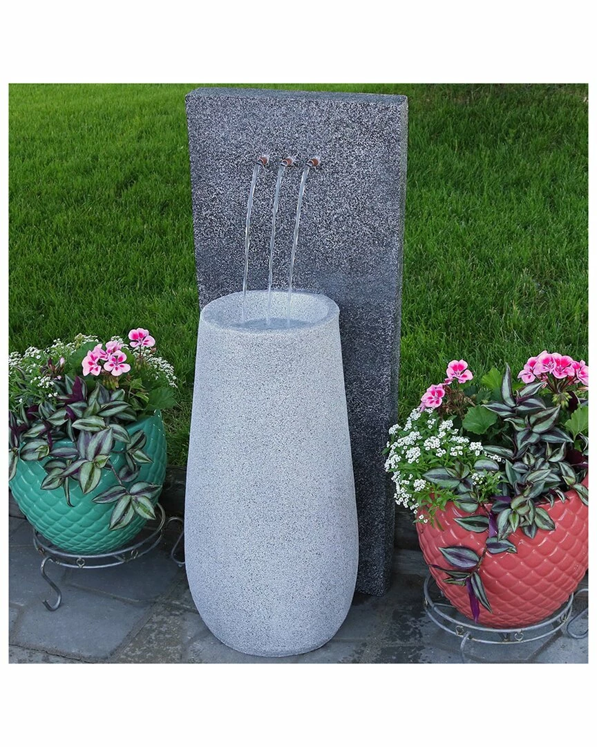 Wholesale 👏 Sunnydaze 3-Stream Monterno Outdoor Water Fountain Home Outdoor Decor & Accents ✔️ - Image 2