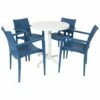 Coupon 🔔 Sunnydaze All-Weather Landon 5-Piece Indoor/Outdoor Table And Chair Set Home Outdoor Decor & Accents 🎉