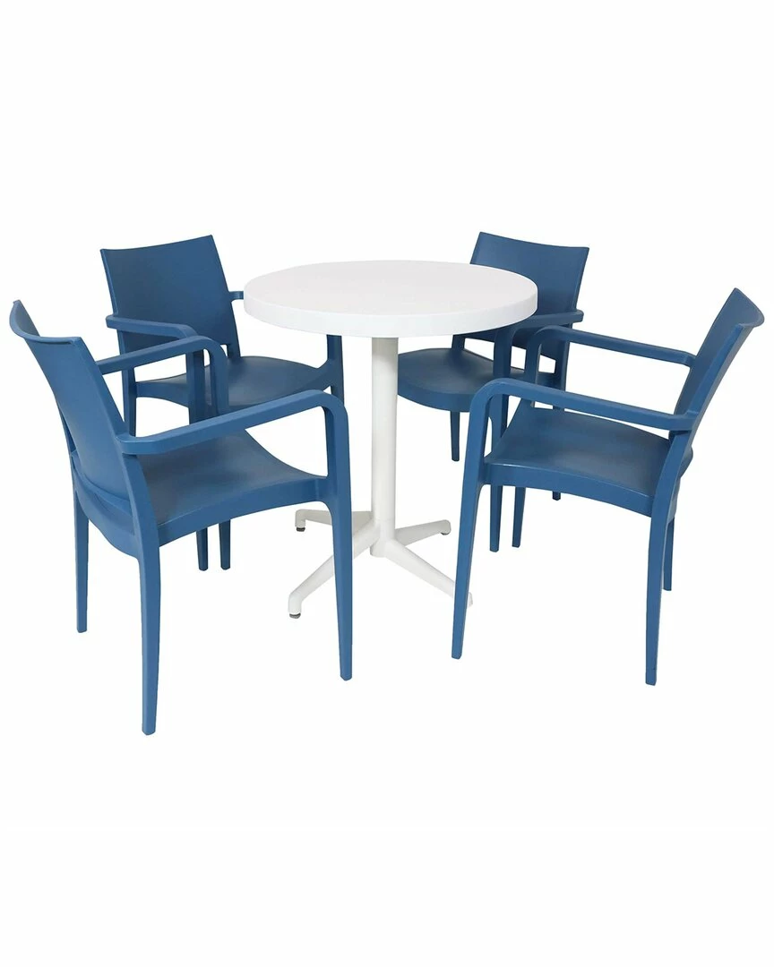 Coupon ๐ Sunnydaze All-Weather Landon 5-Piece Indoor/Outdoor Table And Chair Set Home Outdoor Decor & Accents ๐