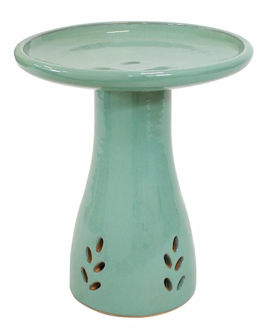 Best Pirce 😉 Sunnydaze Classic Outdoor Ceramic Bird Bath Home Outdoor Decor & Accents ⭐