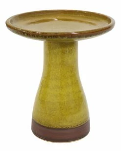 Best reviews of 🌟 Sunnydaze Duo-Tone Ceramic Bird Bath Home Outdoor Decor & Accents ⭐