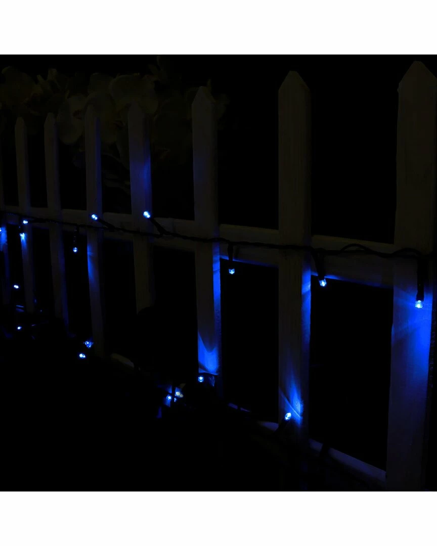 Best reviews of ๐ Sunnydaze Set Of Blue Led Solar Powered 34 Foot String Light Strands Home Outdoor Lighting ๐ - Image 2