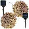 Best reviews of 🎁 Sunnydaze Decor 200 Count LED Solar Powered String Lights Home Outdoor Lighting 🔥