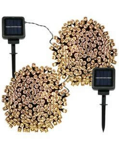 Best reviews of 🎁 Sunnydaze Decor 200 Count LED Solar Powered String Lights Home Outdoor Lighting 🔥