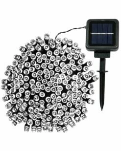 Wholesale 🎉 Sunnydaze Outdoor 200-Count White 68' LED Solar-Powered Fairy String Lights Home Outdoor Lighting 🥰
