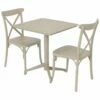 Best reviews of 🥰 Sunnydaze All-Weather Bellemead 3-Piece Indoor/Outdoor Table And Chairs Home Outdoor Decor & Accents ❤️