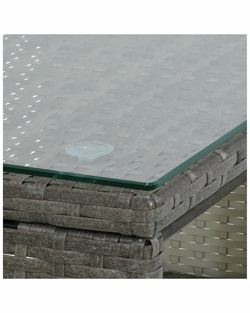 Discount 😀 Sunnydaze Longford Rattan Patio Sectional Set Home Lounge Sets 🌟 - Image 5