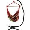 Hot Sale 🎁 Sunnydaze Extra Large Indoor-Outdoor Hammock Chair Swing With C-Stand Home Seating 🌟