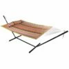 Top 10 🛒 Sunnydaze Quilted Double Spreader Bar Hammock Bed With 12' Stand Home Seating ❤️