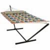 Best deal ⭐ Sunnydaze Double Quilted Hammock Bed With 12' Stand Home Seating 🥰