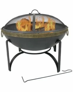 Top 10 ๐ Sunnydaze 26in Fire Pit Steel Contemporary Design With Handles And Spark Screen Home Fire Pits โค๏ธ