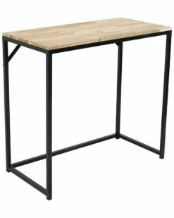 Deals ⭐ Sunnydaze Rectangle Indoor Unfinished Acacia Wood Console Table Home Seating 👏