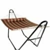 Promo 💯 Sunnydaze Quilted 2-Person Hammock With Universal Steel Stand Home Hammocks & Swing Chairs 👍