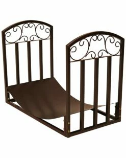 Coupon 💯 Sunnydaze 2' Indoor/Outdoor Firewood Log Rack Home Outdoor Decor & Accessories 🔥