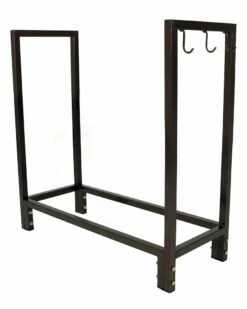 Best deal 👏 Sunnydaze Log Rack 30in Steel With Bronze Finish Indoor-Outdoor Firewood Storage Home Outdoor Tables 😀