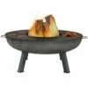 Budget 😀 Sunnydaze 40in Fire Pit Cast Iron Wood-Burning Fire Bowl With Coo Ledge Home Fire Pits 🔔