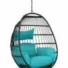 Coupon 🥰 Sunnydaze Dalia Hanging Egg Chair With Seat Cushions Home Seating ❤️