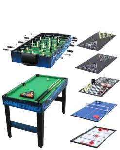 Flash Sale 🧨 Sunnydaze 10-in-1 Multi Game Table- Billiards Foosball Hockey Pool Home Games & Giftables 🎉