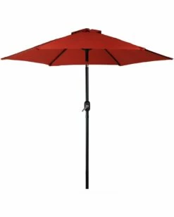 Cheapest 💯 Sunnydaze Patio Market Umbrella W/ Tilt & Crank Home Outdoor Tables 🔔