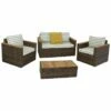 Coupon 🤩 Sunnydaze Kenmare 4-Piece Patio Furniture Set Home Seating 🎁