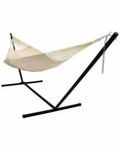 Top 10 ๐ Sunnydaze XXL Thick Cord Mayan Hammock With 15' Stand 400-lb. Capacity Home Hammocks & Swing Chairs ๐
