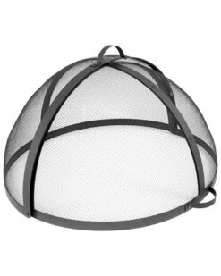 Deals ✔️ Sunnydaze Spark Screen 30in Diameter Steel Easy Access Lid Protector For Fire Pit Home Outdoor Tables ❤️