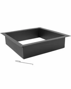 Budget ⭐ Sunnydaze Square Heavy-Duty Fire Pit Rim Liner Home Outdoor Tables 🤩