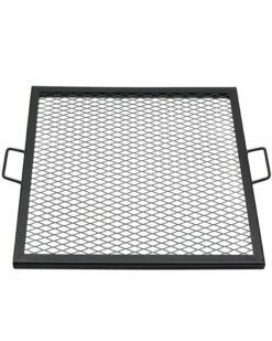 Hot Sale ❤️ Sunnydaze Coo Grate X Marks Heavy-Duty Steel Square Fire Pit Grill Home Outdoor Tables 🧨