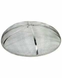 Best Sale ⌛ Sunnydaze Spark Screen 40in Stainless Steel Rust Resistant Fire Pit Accessory Home Outdoor Tables 👍