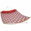 Best Pirce 🔔 Sunnydaze Quilted 2-Person Hammock W/ Curved Spreader Bars Red & Gray Octagon Home Hammocks & Swing Chairs 🛒