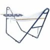 Top 10 🤩 Sunnydaze Rope Hammock With Matte Blue Steel Stand Home Seating 🌟