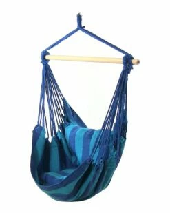 Best Pirce ⌛ Sunnydaze Hanging Hammock Swing W/Two Cushions, Set Home Hammocks & Swing Chairs 😉