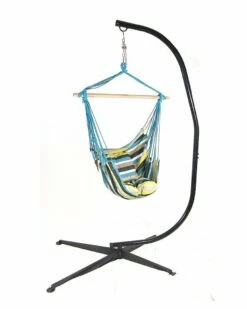 Top 10 👏 Sunnydaze Indoor-Outdoor Hammock Chair Seat Swing And C-Stand Set Home Seating 🔔